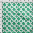 thumbnail image 4 of oneOone Silk Tabby Light Sea Green Fabric Nautical Quilting Supplies Print Sewing Fabric By The Yard 42 Inch Wide, 4 of 6