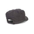 thumbnail image 4 of Top Headwear Washed Cotton Cadet Cap, Charcoal, 4 of 4