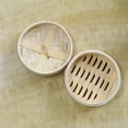 thumbnail image 4 of ACDANC Natural Bamboo Steamer Basket,Great for Asian Cooking,Dumplings,Vegetables,Fish - 7"es (18cm), 4 of 7