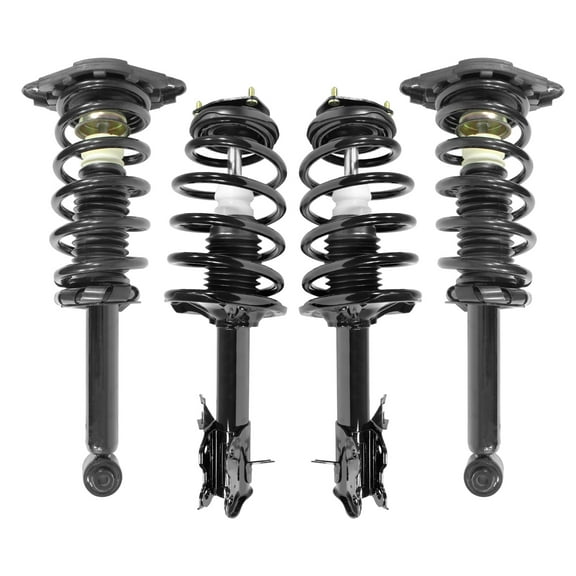 Unity Automotive Front & Rear Complete Strut Assembly Kit Fits 2002-2006 Nissan Sentra, 4-11571-15350-001