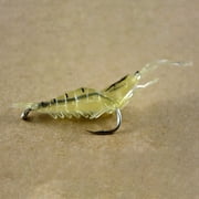 OPOLSKI 4.5cm PVC Glow Bead Soft Shrimp Fishing Lures for Freshwater & Saltwater، 5-Count