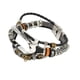 thumbnail image 5 of Para Xiaomi Mi Band 7 correa de cuero Metal Snap Retro DIY reloj inteligente pulsera de repuesto negro y plata, 5 of 10