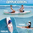 thumbnail image 4 of Ultifit Inflatable Paddle Board Extra Wide 450 Lbs Capacity Anti-Slip Design with SUP Accessories and Seat 11'6" x 35" Brown, 4 of 8