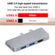 thumbnail image 4 of Bsvklp Estación Acoplamiento HUB USB 3.0 Compatible Con para Microsoft Surface Pro 8 (Plata), 4 of 9