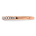 thumbnail image 5 of Auriga Fine Jewelry 14K Rose Gold Lab Grown Diamond Wedding Band Size 7 for Women (Clarity : VS/SI, Color : FGH), 5 of 6