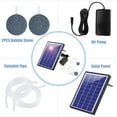 thumbnail image 4 of 6W Solar Pump Fish Tank Oxygenator Aquarium Aerator Air Pump Fishing Aerator with 2 Air Bubble Stones for Garden Fish Tank Pool Pond, 4 of 7