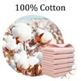 thumbnail image 5 of PiccoCasa 6 Pack Cotton Soft Hand Towel Set 14" x 30"for Bathroom Misty Rose, 5 of 7