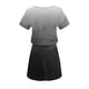 thumbnail image 4 of Mini Vestido de Verano Color Sólido Cuello en V Manga Corta Vestido de Becerro Medio, Vestido Corto de Verano, 4 of 5