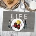 thumbnail image 4 of Lake Life Placemats Set of 4,Lake House Rustic Table Mats Place Mats for for Kitchen Dining Table Decoration 12x18 Inch,Lake House Decor,Lake Decor for The Home,Lake House Gifts, 4 of 5