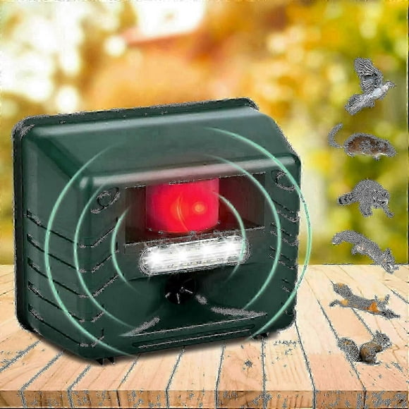 Rechargeable electronic bird repeller for pigeons and sparrows