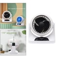 thumbnail image 4 of Ventilador circulador completo portátil de tamaño mini, máquina de circulación fuerte con inclinación de 110 grados negro, 4 of 9