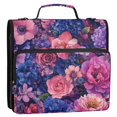 thumbnail image 5 of FORMRS Zipper Binder with Shoulder Strap 2-inch Ring 500 Sheet Capacity File Bag, Vibrant Art Flowers, 5 of 5