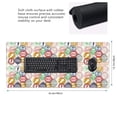 thumbnail image 3 of Disketp Travel Stamp Gaming Mouse Mat Long Extended Mouse Pad Desk Mat Non-Slip Rubber Mice Pads Stitched Edges(315.5 x 16 x 0.12 Inches), 3 of 8