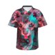 thumbnail image 1 of Balery Psychedelic Hairless Cat Camisas hawaianas de manga corta para hombre, camisas playeras de corte holgado, camisas de vacaciones con botones,Medium, 1 of 7