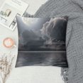 thumbnail image 2 of Shiartex Moon Clouds Water Pillow Covers Summer Nautical Pillow Case for Couch Patio Living Room Pillowcase Zipper Closure 1PC 20x20in, 2 of 5