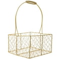 thumbnail image 7 of Pavo Wedding Metal Gift Basket Snacks Basket Candy Storage Container Basket with Handle for Party, 7 of 7