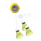 thumbnail image 5 of Bádminton Solo Entrenamiento de bádminton Principiantes Niños Niñas 3 pelotas Autopráctica Autoentrenamiento para fitness Juego en interiores Amarillo, 5 of 8