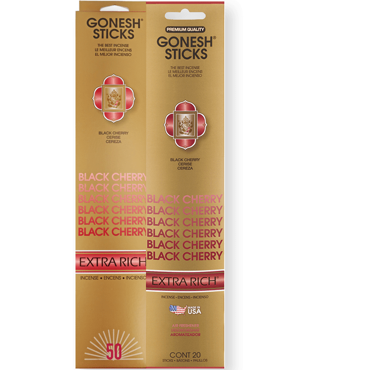 Gonesh Incense Sticks - Black Cherry