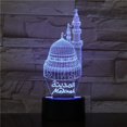 thumbnail image 1 of Lámpara LED de ilusión LED con luz nocturna 3D para construir una mezquita, 1 of 3