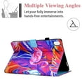 thumbnail image 3 of Allytech Case for Lenovo Tab P11 11" 2020(Model TB-J606F/TB-J606X), Flip Folio PU Leather Multi-Angle Viewing Stand Auto Sleep Wake Wallet Case with Pen Slot for Lenovo Tab P11 J606F, Pink Flamingo, 3 of 6