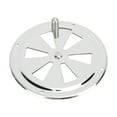 Cabin Ventilation Plate Marine Grade Stainless Steel Round Louver Vent Cover with Side Knob for