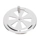 thumbnail image 2 of Cabin Ventilation Plate Marine Grade Stainless Steel Round Louver Vent Cover with Side Knob for Boat Yacht RV 4in, 2 of 9