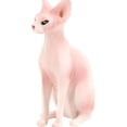 thumbnail image 3 of Estatuilla de animales gato CUTICAT Adorno de gato sin cabellero, 3 of 6