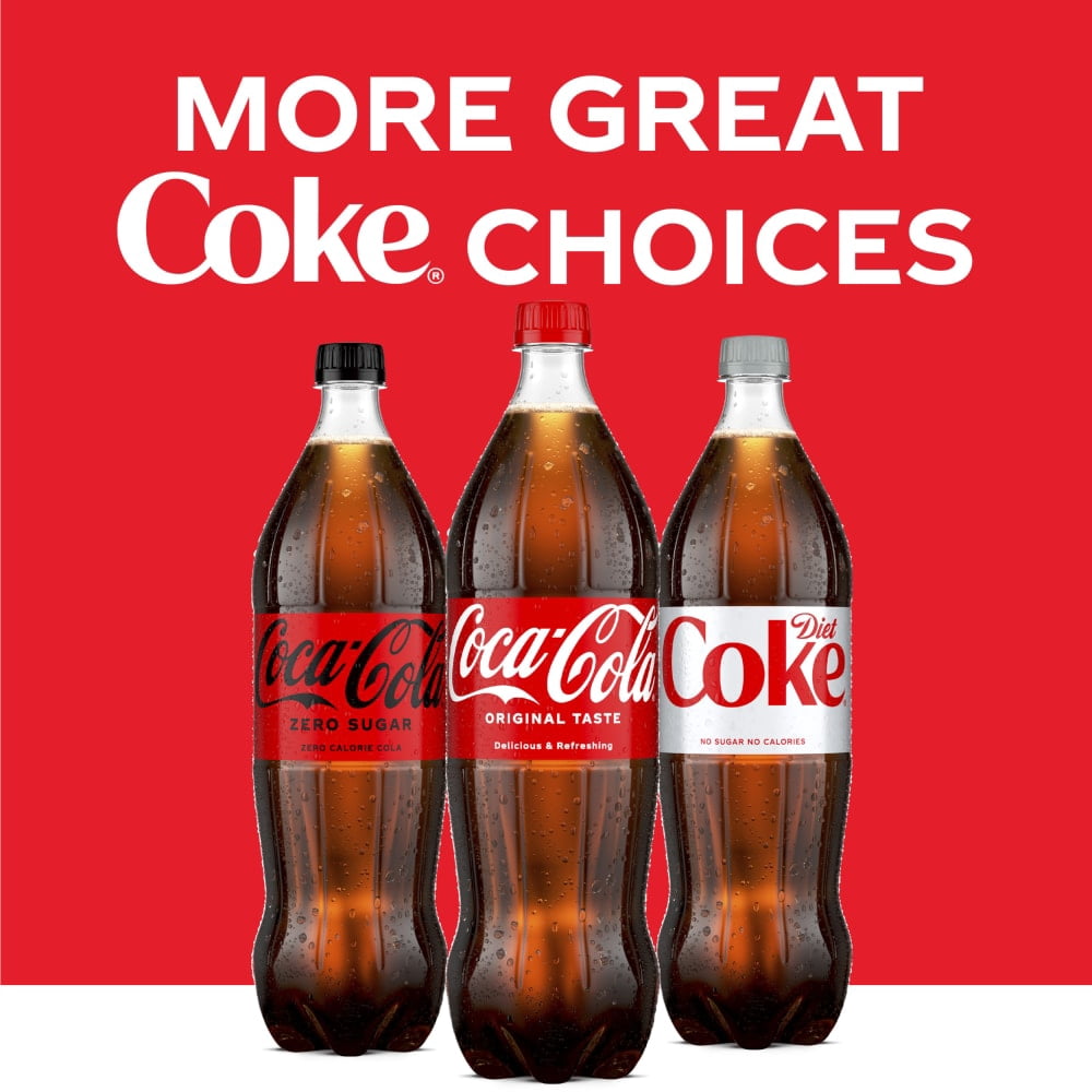Coca-Cola Classic Soda Bottle 1.25 liter - 5 Pack