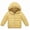 Yellow, variant on HAOTAGS Girls Down Jacket (2-13) Casual Winter Hooded Warm Nylon Spandex Quilted Coat Purple Size 3T