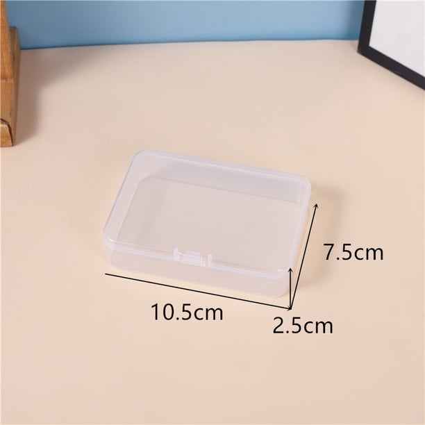 Caja de plástico transparente cuadrada Caja de almacenamiento de piezas rectangular cuadrada Caja de joyería Equipo de pesca Embalaje de flores de jabón Caja cuadrada