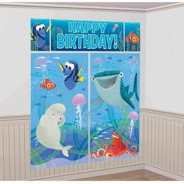 Finding Dory Scene Setter Room Decor - Walmart.com - Walmart.com