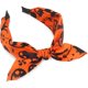 thumbnail image 1 of wonima44 CIEHER Halloween Headbands for Women Girls Pumpkin Color Headband Black Citadel Pattern Bow Headbands Wide Hair Band Bat Halloween Hair Accessories, 1 of 1