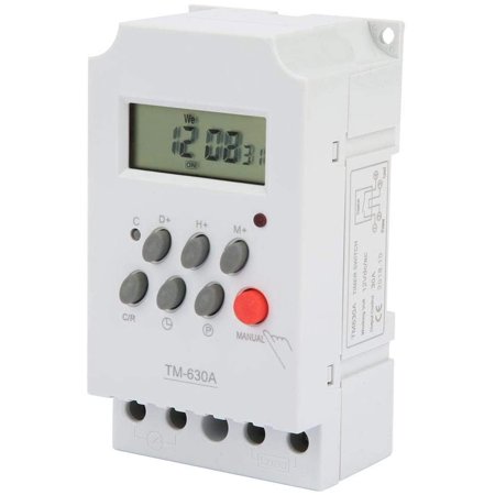 TM630A 12V DC Mini LCD Digital Microcomputer Control Power Timer Switch ...