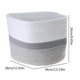 thumbnail image 3 of Practical Laundry Hamper Handwoven Dirty Clothes Organizer Basket Blankets Organizing Tool Bathroom and Office Supplies Y, 3 of 4