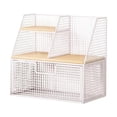 thumbnail image 3 of QSTDGVPW Tea Bag Organizer with Compartment Tea Bag Station for Kitchen Office Pantry White L, 3 of 5