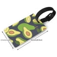 thumbnail image 4 of Balery Fresh Avocado Print Durable Luggage Tags with Secure Strap, Personalized Travel ID Tags for Suitcases, Bags, and Backpacks - Easy Identification for Men and Women, 4 of 8
