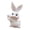E, variant on Cute Bunny Figurines Set, Mini Resin Rabbit Miniatures for DIY Terrarium, Fairy Garden, Dollhouse, Desk Decor, Plant Pot Decorations and Crafts