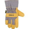 thumbnail image 4 of International 1927XL Work Gloves, Grain Pigskin Palm, Material Back And Cuff, Heatkeep Insulated Lining, Extra Large, 4 of 8