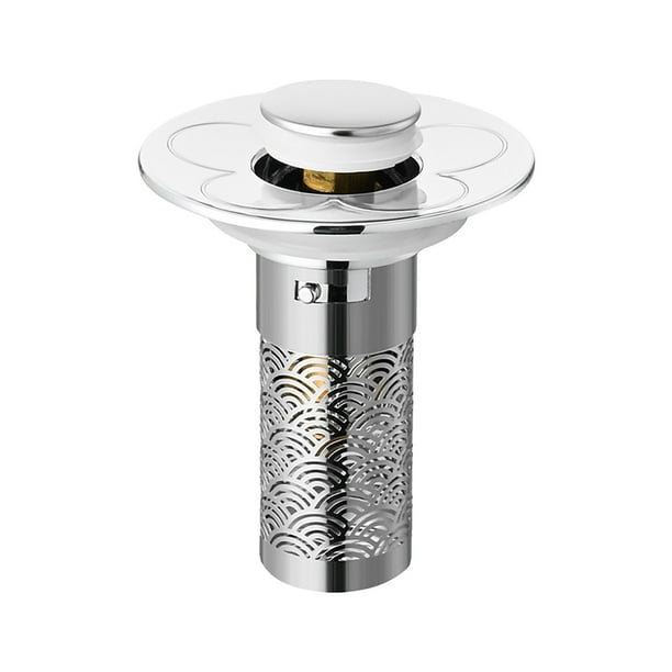 Colador Para Desagüe De Baño Nuevo Filtro Para Desagüe Con Filtro De Acero Inoxidable Extraíble Recogedor De Pelo Universal Para Atascos