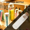thumbnail image 2 of 20* Clear Cork Glass Bottles Vials-transparent, 2 of 8