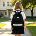 thumbnail image 2 of Elegant Lace Starry Daypack for School Lightweight Backpack With Spacious Compartments for Students, 2 of 4