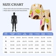 thumbnail image 4 of Sikiie Donuts Mens Pajama Set, Soft Warm Long Sleeve Sleepwear, Cozy Button-Down Pjs for Men-X-Large, 4 of 7