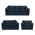 thumbnail image 1 of Sala 3-2-1 DICASA Sofá Love Seat y Sillón Azul, 1 of 8