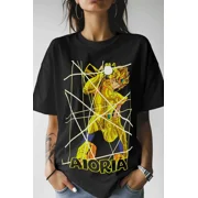Anime Aioria Knights Of The Zodiac Hyoga Ikki Shun Black T Shirt