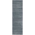 thumbnail image 2 of SAFAVIEH Himalaya Vince Overdyed Striped Wool Runner Rug, Slate/Blue, 2'3" x 8', 2 of 8