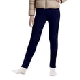 thumbnail image 4 of Mercatoo Kids Girls Cotton Stretchy Leggings Toddler Fleece Warm Full Length Soft Ballet Dance Tights Slim Yoga Leggings, 4 of 9