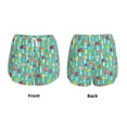 thumbnail image 5 of Lsque Mushrooms Printed Women's Running Shorts with Liner Pockets,Elastic Quick Dry Workout Athletic Gym Yoga Shorts,Womens High Waist Shorts-X-Large, 5 of 9