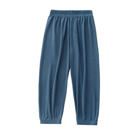 

Generic Toddler Youth Boy Girl Pants Girls Boys Summer Solid Color Thin Anti Pants Bottoming Pants Boy Girl Baseball Sports Loose Bouffant Pants Trendy Jogger Sweatpants