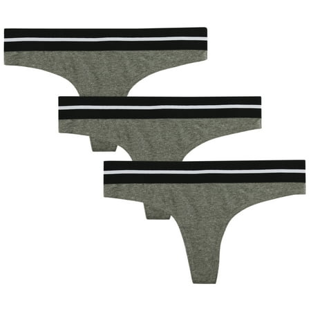 

Balanced Tech Women s Active Cotton Thongs Panty 3 Pack