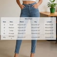 thumbnail image 3 of Women's Fashion Skinny Jeans, Button Zip Fly Denim Pants with Rhinestone Bow Decor & Pockets, Slim Fit Ankle Length Skinny Trousers for Daily Street Wear Blue-C M(M), 3 of 5